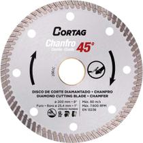 Disco de Corte Diamantado, 200 mm, Para Chanfro 45, Cortag OstenVonder Disco de Corte Diamantado, 200 mm, Para Chanfro 45, Cortag OstenVonder