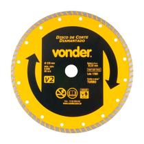 Disco de corte diamantado 230mm v2 turbo vonder Disco de corte diamantado 230mm v2 turbo vonder