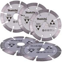 Disco de Corte Diamantado 4.1/8 POL 105 MM para Granito D-44351 Kit com 5 Peças MAKITA Disco de Corte Diamantado 4.1/8 POL 105 MM para Granito D-44351 Kit com 5 Peças MAKITA