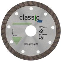Disco de Corte Diamantado 4.3/8 POL 110x20mm Turbo Classic NORTON Disco de Corte Diamantado 4.3/8 POL 110x20mm Turbo Classic NORTON