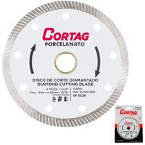 Disco de Corte Diamantado 4.3/8 POL Turbo para Porcelanato e Cerâmica 60863 CORTAG