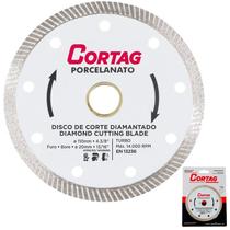 Disco de Corte Diamantado 4.3/8 POL Turbo para Porcelanato e Cerâmica 60863 CORTAG Disco de Corte Diamantado 4.3/8 POL Turbo para Porcelanato e Cerâmica 60863 CORTAG