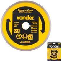 Disco de Corte Diamantado 7 POL 180 MM Furo 22 MM V1 Liso Contínuo VONDER Disco de Corte Diamantado 7 POL 180 MM Furo 22 MM V1 Liso Contínuo VONDER