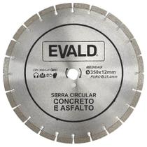 Disco de Corte Diamantado Asfalto e Concreto 14 POL EVALD Disco de Corte Diamantado Asfalto e Concreto 14 POL EVALD
