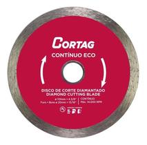 Disco De Corte Diamantado Cerâmica 110mm Continuo Eco Cortag