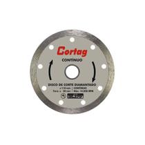Disco de Corte Diamantado Contínuo 110 mm Cortag