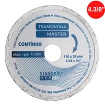 Disco de Corte Diamantado Contínuo 4.3/8" Standard 42594/504 Tramontina