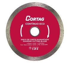 Disco de Corte Diamantado Contínuo Eco 110mm - Cortag
