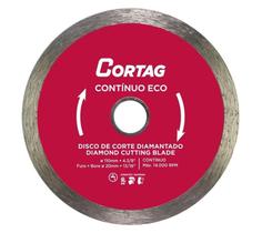 Disco de Corte Diamantado Contínuo Eco 110mm - Cortag Disco de Corte Diamantado Contínuo Eco 110mm - Cortag