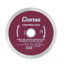 Disco de Corte Diamantado Continuo Eco 110mm - Cortag