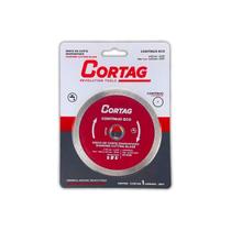 Disco de Corte Diamantado Contínuo Eco Cortag 110mm Ø 2,0mm Serra Mármore Refrigerado Construção Civil Pedreiros Serralheiros Profissional