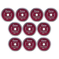 Disco de Corte Diamantado Contínuo Eco Cortag 110mm Ø 2,0mm Serra Mármore Refrigerado Construção Civil Pedreiros Serralheiros Profissional