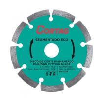Disco de Corte Diamantado Cortag 110mm Segmentado Seco Disco de Corte Diamantado Cortag 110mm Segmentado Seco