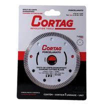 Disco de Corte Diamantado Cortag Turbo P/ Porcelanato Super Fino 1,2 mm