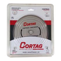 Disco de Corte Diamantado Liso Contínuo 200MM X F. 25.4 Cortag