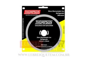 Disco de corte diamantado liso/contínuo refrigerado para mármore 110mmx20mm Thompson