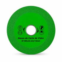 Disco de Corte Diamantado para Vidro e Porcelanato 100 x 22,23 x 15 mm Disco de Corte Diamantado para Vidro e Porcelanato 100 x 22,23 x 15 mm