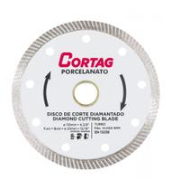 Disco de Corte Diamantado Porcelanato Turbo 110mm - Cortag