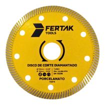 Disco De Corte Diamantado Porcelanato Turbo 110X20Mm Fertak