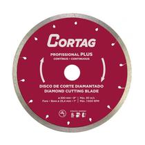 Disco de Corte Diamantado Profissional Plus 200mm 8Pol. 7.600rpm - Cortag Disco de Corte Diamantado Profissional Plus 200mm 8Pol. 7.600rpm - Cortag