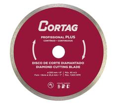 Disco de Corte Diamantado Profissional Plus 200mm - Cortag Disco de Corte Diamantado Profissional Plus 200mm - Cortag