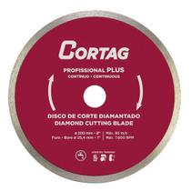 Disco De Corte Diamantado Profissional Plus 200mm Cortag.