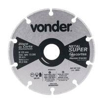 Disco de corte diamantado segmenta. 125mm metal super vonder Disco de corte diamantado segmenta. 125mm metal super vonder