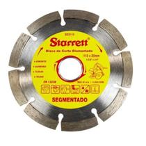 Disco de Corte Diamantado Segmentado 110mm Dds110 Starrett - Unica Único Disco de Corte Diamantado Segmentado 110mm Dds110 Starrett - Unica Único