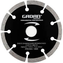 Disco De Corte Diamantado Segmentado Corte A Seco 110 X 20mm Disco De Corte Diamantado Segmentado Corte A Seco 110 X 20mm
