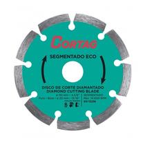 Disco de corte diamantado segmentado eco 110mm 4.3/8" para serra mármore cortag 61699 Disco de corte diamantado segmentado eco 110mm 4.3/8" para serra mármore cortag 61699