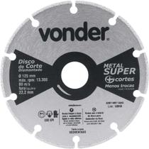 Disco De Corte Diamantado Segmentado Metais 125 Mm Vonder Disco De Corte Diamantado Segmentado Metais 125 Mm Vonder