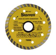 Disco de Corte Diamantado Starrett 110mm X 20mm Porcelanato Disco de Corte Diamantado Starrett 110mm X 20mm Porcelanato