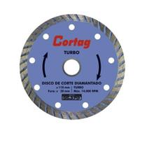 Disco De Corte Diamantado Turbo 110mm Cortag. Disco De Corte Diamantado Turbo 110mm Cortag.