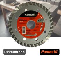 Disco de Corte Diamantado Turbo 4 3.8 110 x 20mm Famastil