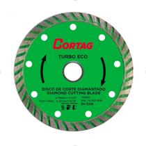 Disco de Corte Diamantado Turbo Eco 110mm Verde 60598 Cortag Disco de Corte Diamantado Turbo Eco 110mm Verde 60598 Cortag