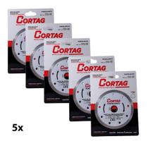 Disco de Corte Diamantado Turbo Fino 110 MM Porcelanato Cortag 5 Unidades Disco de Corte Diamantado Turbo Fino 110 MM Porcelanato Cortag 5 Unidades
