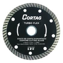 Disco de Corte Diamantado Turbo Flex 115X22MM - Cortag