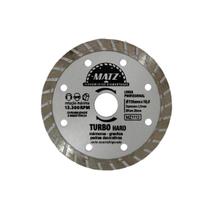 Disco De Corte Diamantado Turbo Hard 10Mm 110X20Mm Matz