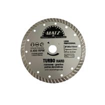 Disco De Corte Diamantado Turbo Hard 10mm 180x22,23mm Matz