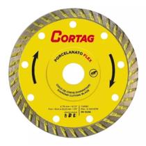 Disco de Corte Diamantado Turbo Porcelanato Flex 115mm Cortag