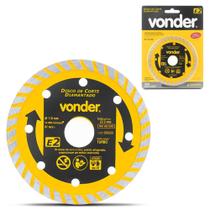 Disco de Corte Diamantado Vonder E2 110mm Turbo para Corte Mármore Concreto Alvenaria Pedra Granito Disco de Corte Diamantado Vonder E2 110mm Turbo para Corte Mármore Concreto Alvenaria Pedra Granito