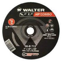 Disco De Corte e Desbaste HP Combo 7x1/8x7/8" Walter 08B712