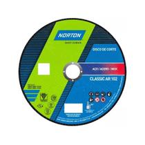 Disco de corte Extra Fino Inox 7" x 1/16" x 7/8" - Norton Classic AR102