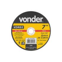 Disco de Corte Ferro 180mm 7" 3,0mm Vdmr32 Vonder Disco de Corte Ferro 180mm 7" 3,0mm Vdmr32 Vonder