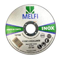 Disco De Corte Fino Inox 4.1/2 X 1mm