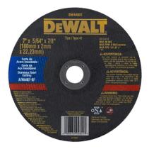 Disco de Corte Fino Metal 7 Pol. X 2,0mm X 7/8 Pol. - DEWALT-DW44801