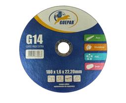 Disco de Corte G14 Guepar 7 X 1/16 180 mm Aço Alumínio Inox Disco de Corte G14 Guepar 7 X 1/16 180 mm Aço Alumínio Inox