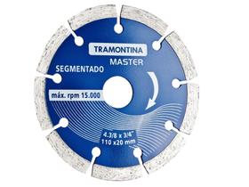 Disco de Corte Ideal para Pedra Diamantado 4.3/8” - Tramontina 42595104 Disco de Corte Ideal para Pedra Diamantado 4.3/8” - Tramontina 42595104