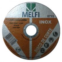Disco de corte Inox 110 X 1,0 X 20mm c/ 10 Unidades - MELFI