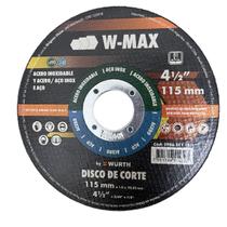 Disco De Corte Inox 115x1,0x22 W-max Wurth